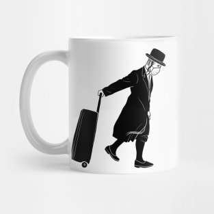 Orthodox jew travelling Mug